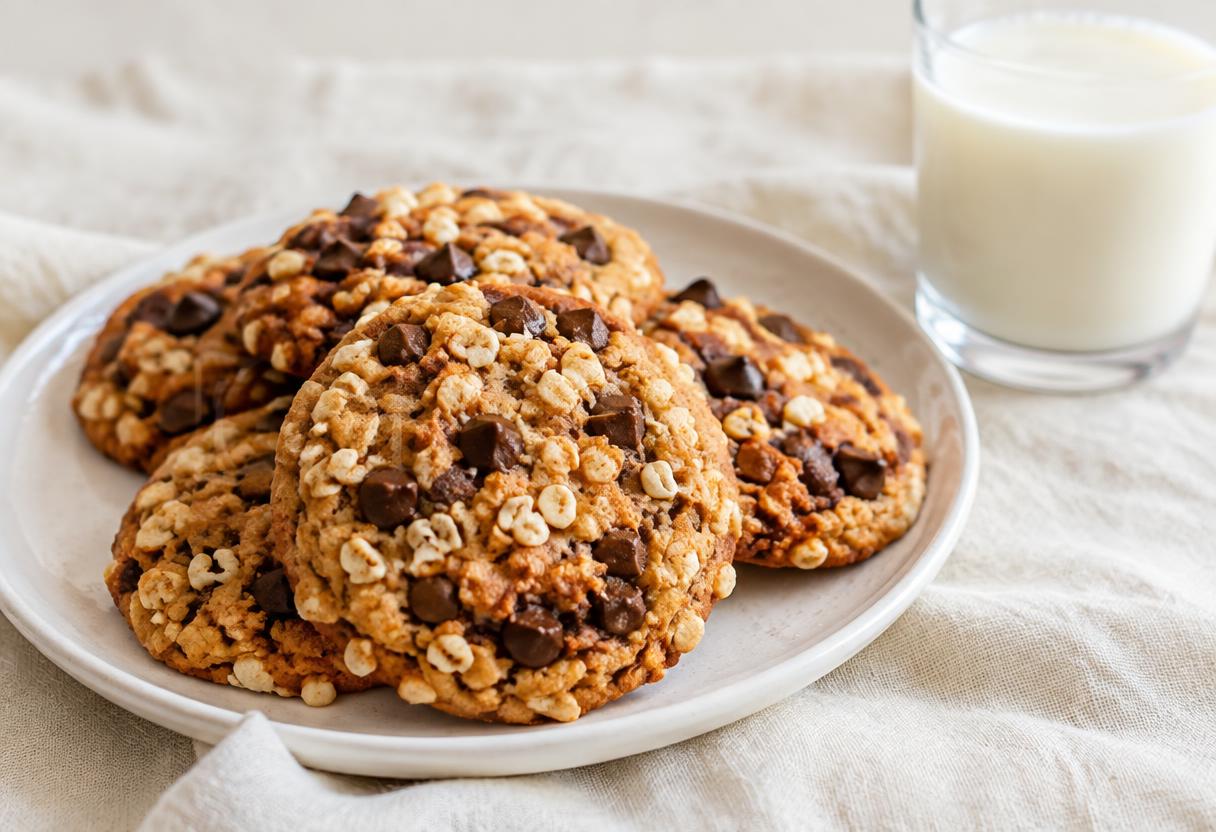 Rice Krispie Chocolate Chip Cookies